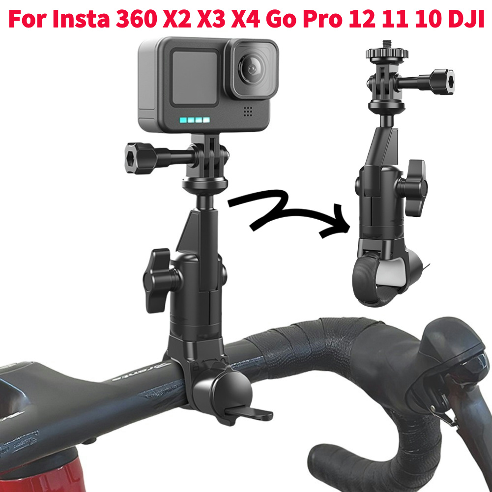 Insta360 Camera X4 - Motorcycle Bicycle Handlebar Holder 360 Rotating
