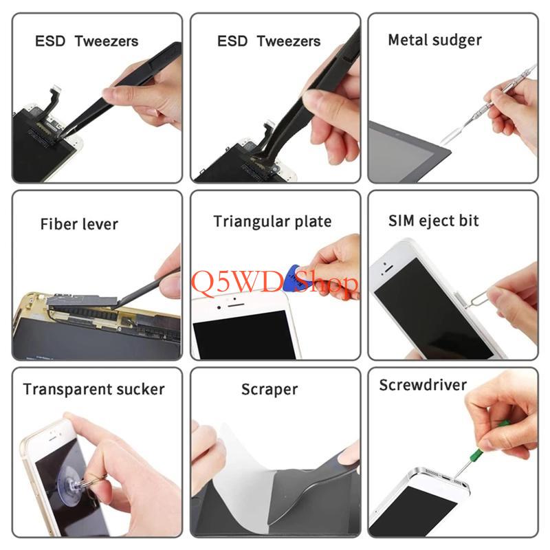 Q5WD 8 Pieces Tweezers Plastic - огляд і ціна Electronics Repair Hobby