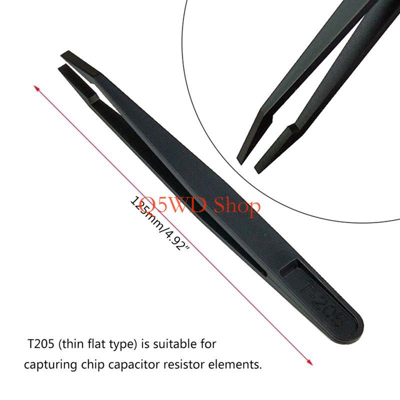Q5WD 8 Pieces Tweezers Plastic - огляд і ціна Electronics Repair Hobby
