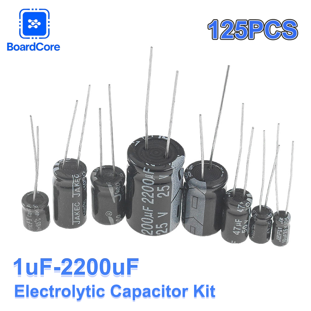 25 Values 125PCS Electrolytic  - огляд і ціна Electronics Repair Hobby