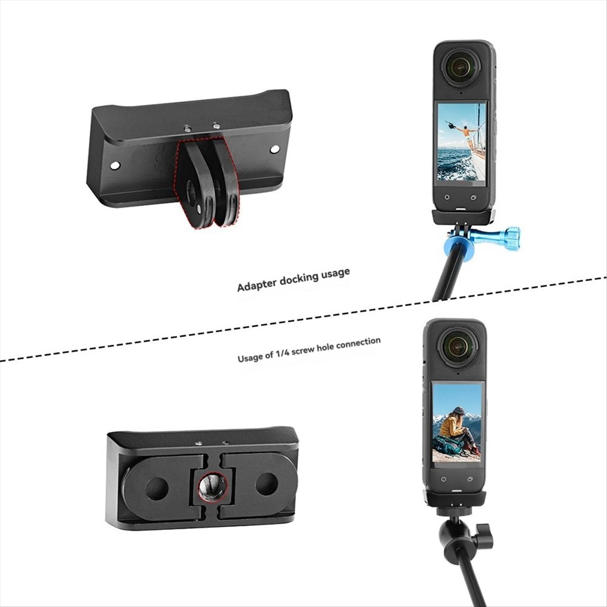 A73T Adapter for Insta360 X5 X - огляд і ціна Insta360 Camera X4